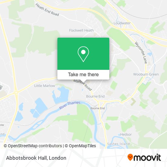 Abbotsbrook Hall map