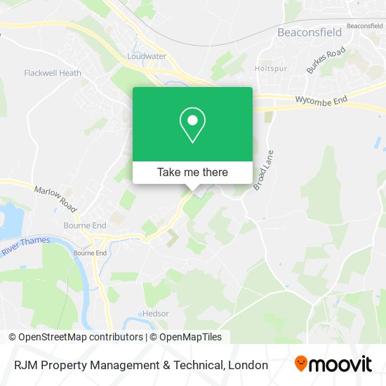 RJM Property Management & Technical map
