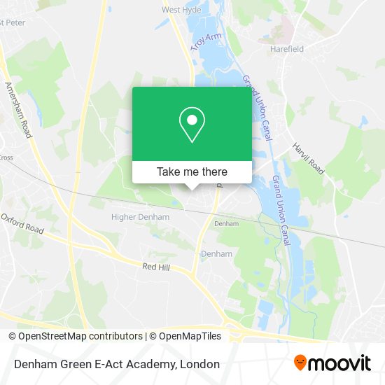 Denham Green E-Act Academy map