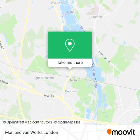 Man and van World map