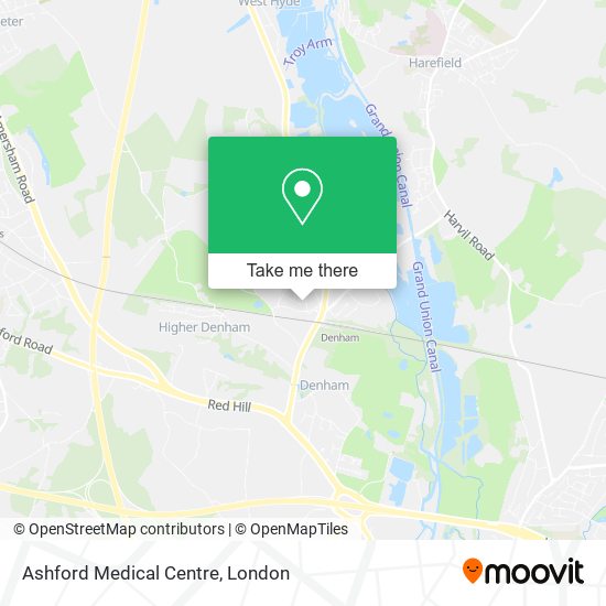 Ashford Medical Centre map