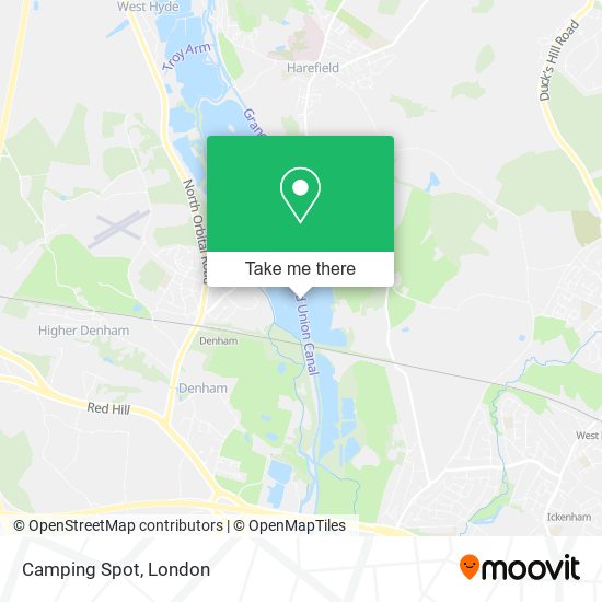 Camping Spot map