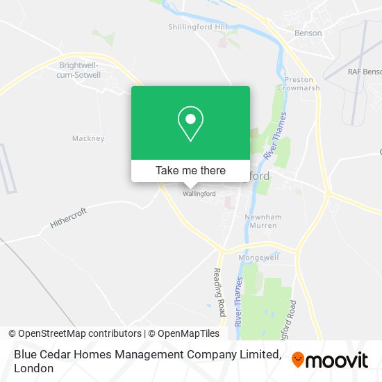 Blue Cedar Homes Management Company Limited map