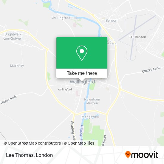 Lee Thomas map