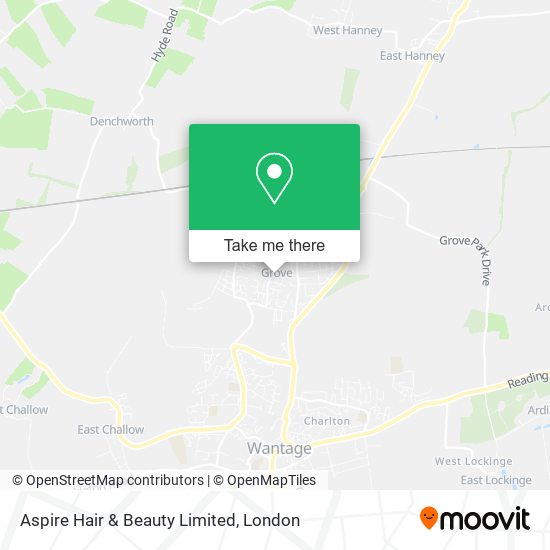 Aspire Hair & Beauty Limited map