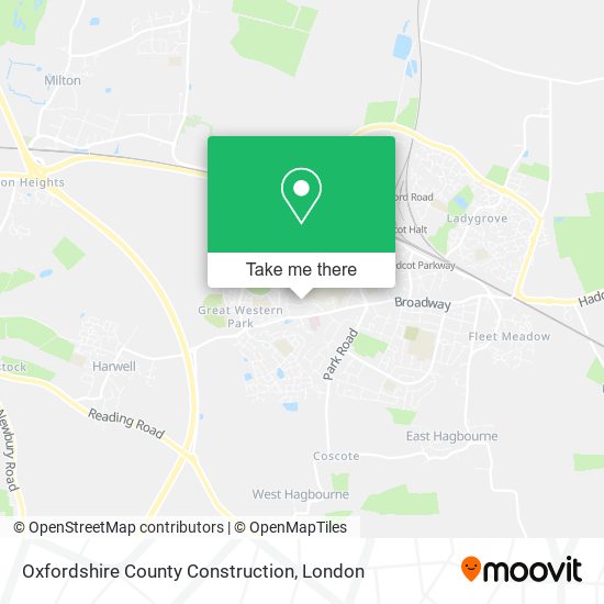 Oxfordshire County Construction map