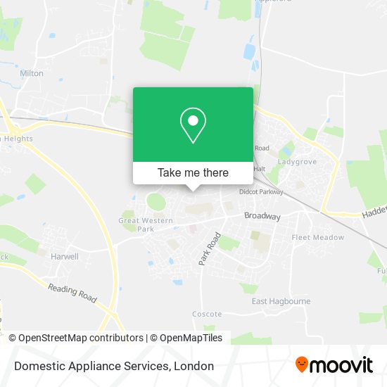 Domestic Appliance Services map