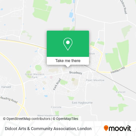Didcot Arts & Community Association map