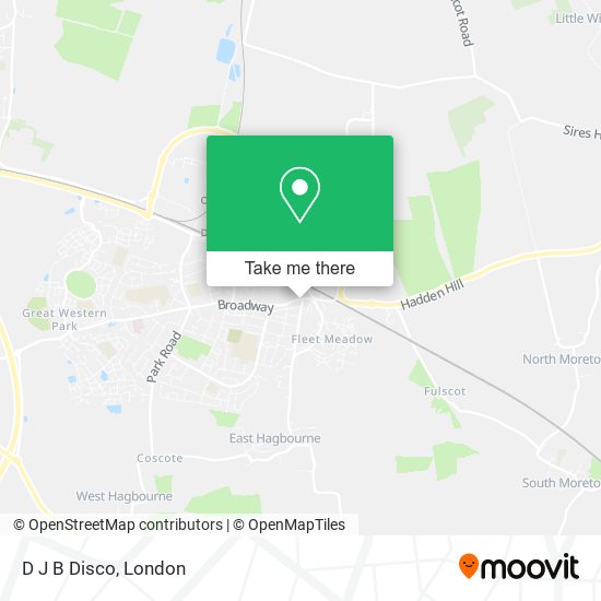 D J B Disco map