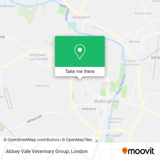 Abbey Vale Veterinary Group map