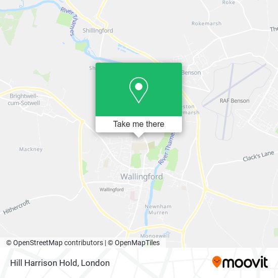 Hill Harrison Hold map