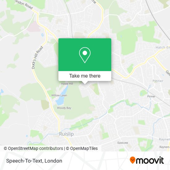 Speech-To-Text map