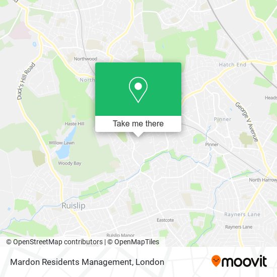Mardon Residents Management map