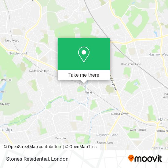 Stones Residential map