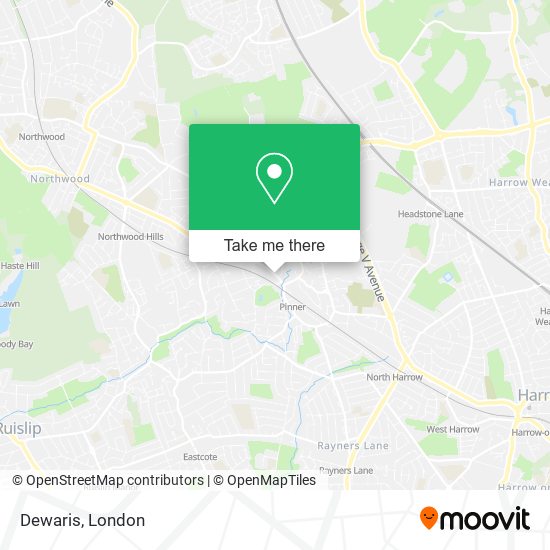 Dewaris map