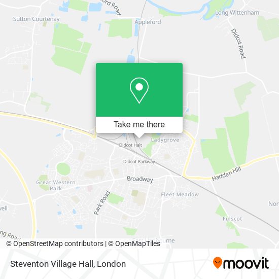 Steventon Village Hall map