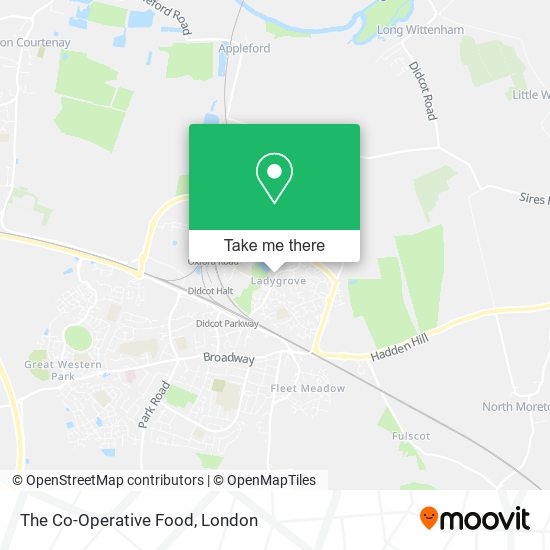 The Co-Operative Food map