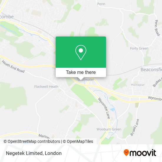 Negetek Limited map
