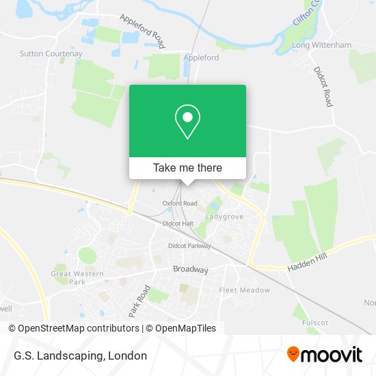 G.S. Landscaping map