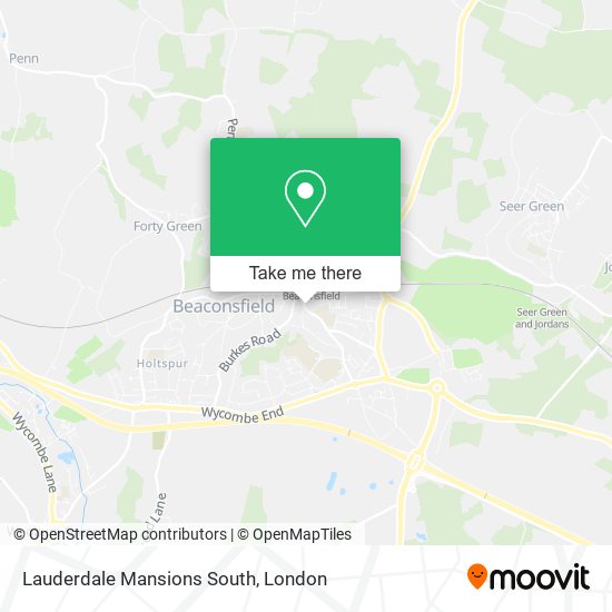 Lauderdale Mansions South map