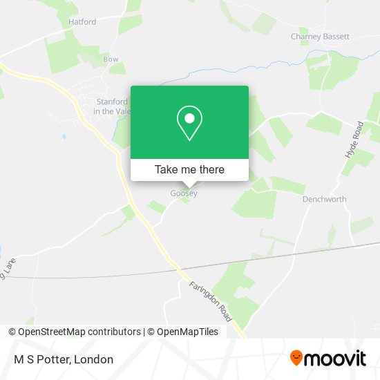 M S Potter map
