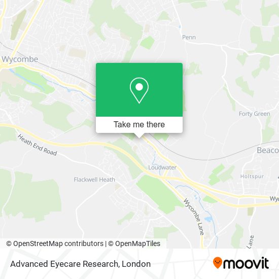 Advanced Eyecare Research map