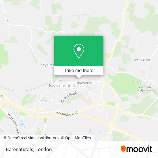Barenaturals map