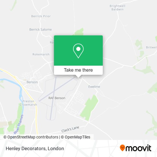 Henley Decorators map
