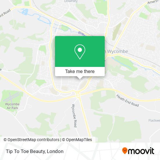 Tip To Toe Beauty map