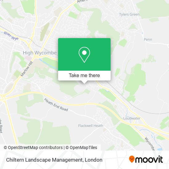 Chiltern Landscape Management map