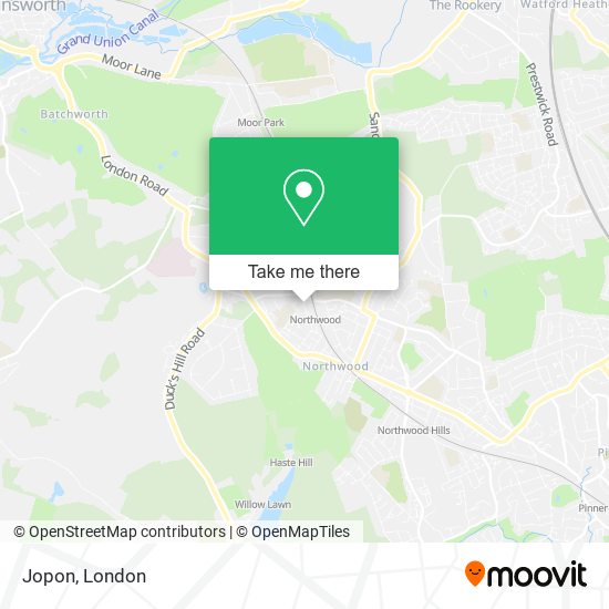 Jopon map