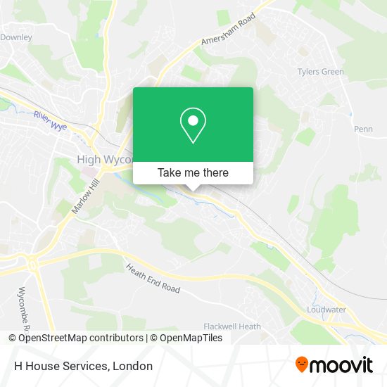 H House Services map