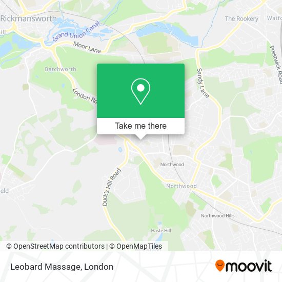 Leobard Massage map