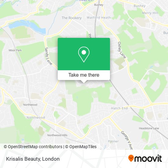 Krisalis Beauty map