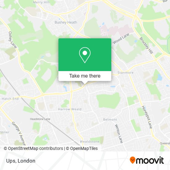 Ups map