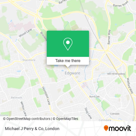 Michael J Perry & Co map