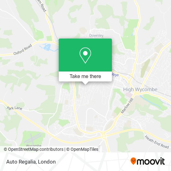 Auto Regalia map