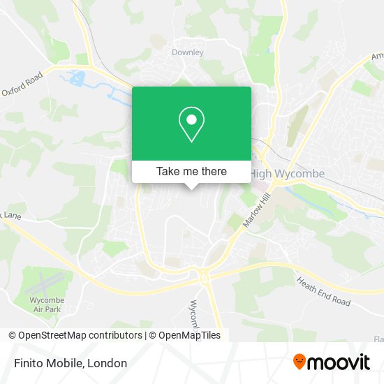 Finito Mobile map