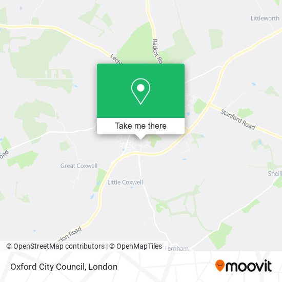 Oxford City Council map