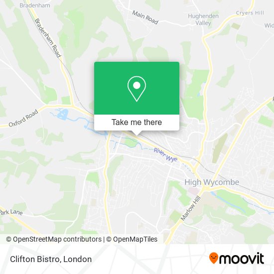 Clifton Bistro map