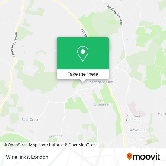 Wine links map
