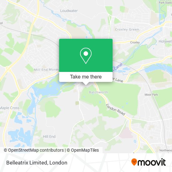 Belleatrix Limited map