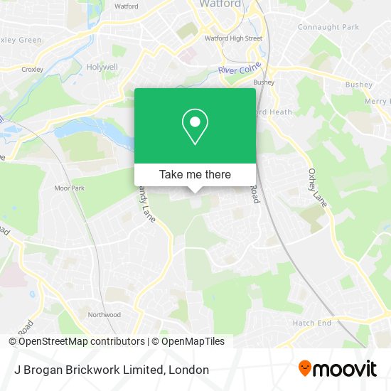 J Brogan Brickwork Limited map