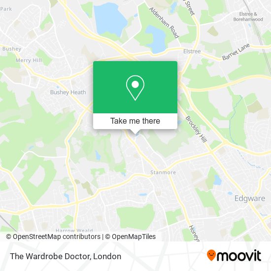 The Wardrobe Doctor map