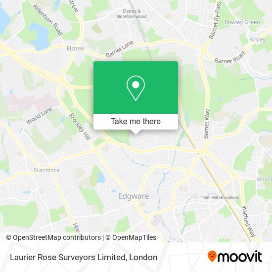 Laurier Rose Surveyors Limited map