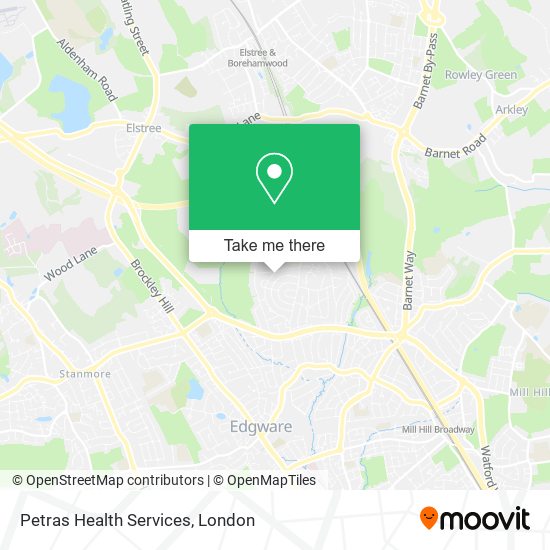 Petras Health Services map