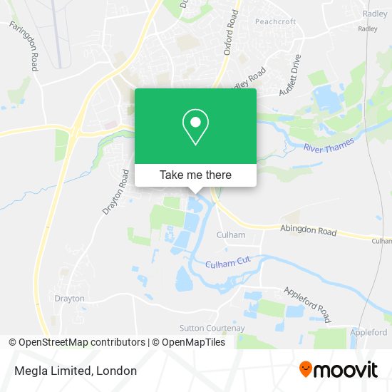 Megla Limited map
