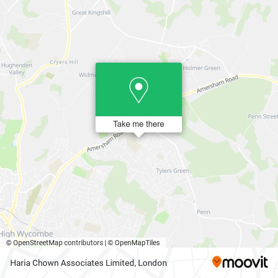 Haria Chown Associates Limited map
