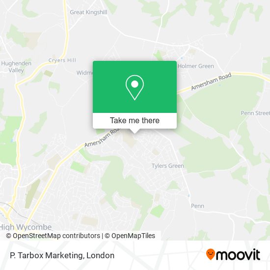 P. Tarbox Marketing map