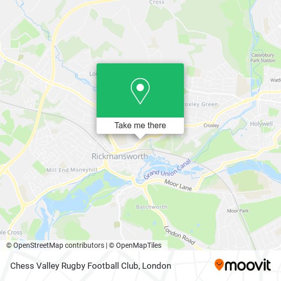 Chess Valley Rugby Football Club map